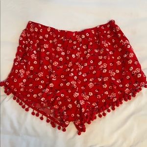 Cute floral shorts